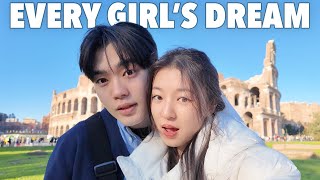 ROME VLOG  Saying quotYesquot to my Girlfriend for 24 HOURS [upl. by Leitman]