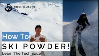 How To Ski Powder [upl. by Lantha]