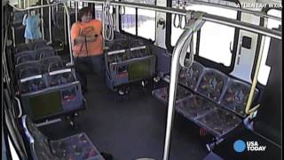 Video shows moment train crashes into MARTA [upl. by Lenneuq]