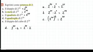 esprimi come potenza di 2 [upl. by Eural]