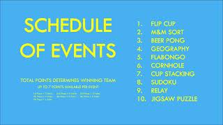 2 Schedule of Events [upl. by Crenshaw]