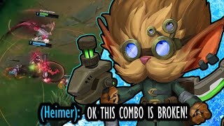 Heimerdinger is the undisputed BEST SUPPORT RIGHT NOW [upl. by Ynohtnael]