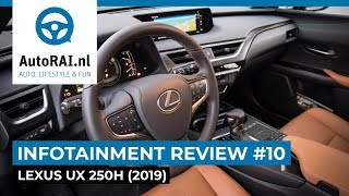 Lexus UX 250h 2019  Infotainment Review 10  AutoRAI TV [upl. by Yznyl]