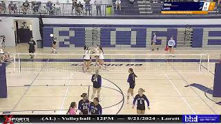 Loretto High School vs Wilson High School AL  Volleyball  9212024 [upl. by Anitsahs214]