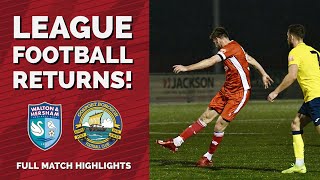 LEAGUE FOOTBALL RETURNS WampH vs Gosport Borough  Full Highlights [upl. by Ttihw465]