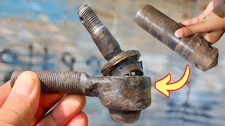 Making of Broken Steering Assembly End with Extra Iron Piece  Must Give Your Feedback [upl. by Pitchford89]