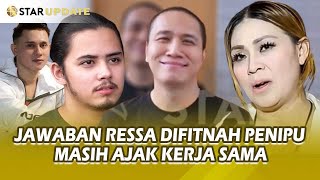 DIISUKAN JADI PENIPU BEGINI JAWABAN SANTAI RESSA HERLAMBANG MALAH NGAJAK KERJA SAMA  STAR UPDATE [upl. by Llehsyar]