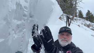 Remotely Triggered Avalanche on Beaver Mt Backside HD 1080p [upl. by Anatole81]