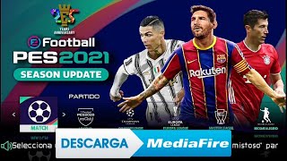 eFotball Pes 2021 Español Android PPSSPP V6 [upl. by Gnilyam]