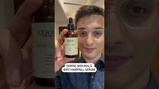 Anti Hair Fall Serum  Cerise Naturals  Recommended by Dr Ankur Sarin youtubefeed viralshorts [upl. by Sakmar364]