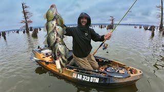 This Stump Field Was LOADED with GIANT SLABS  CATCH and COOK Southern Style Jigs amp Bobbers [upl. by Krein790]