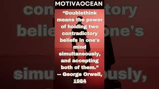 quotMastering Doublethink How to Hold Two Opposing Beliefs at Once 🤯  George Orwells 1984quot [upl. by Noivad881]