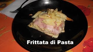 Frittata di pasta senza glutine Piatto unico facile e veloce [upl. by Inerney]