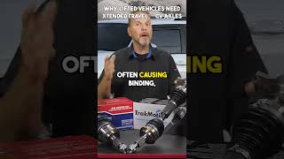 Why Lifted Vehicles Need Xtended Travel™ CV Axles vehicleperformance liftedtrucks truck trucks [upl. by Elehcor]