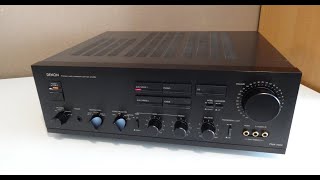 Denon PMA700V Solid State Integrated Amplifier 1986  Demo test after repair and maintenance [upl. by Siletotsira]