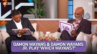 Damon Wayans Jr Slapped Damon Wayans  The Talk [upl. by Llehcal]