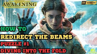 How to Redirect the Beams  Puzzle 1 Diving Into The Fold  UNKNOWN 9 AWAKENING Guide [upl. by Ennovahc784]