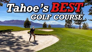 Tahoes STUNNING Golf Course  Edgewood Tahoe Front 9 [upl. by Dania506]