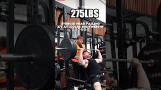 ROIDS vs NATURAL Shoulder Press Competition motivation powerbuilding fitnessmotivation [upl. by Amle]