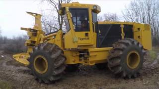 Tigercat Gseries wheel feller bunchers walkaround [upl. by Drews]