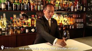 How To Swirl Wine  Nelson Chow Master Sommelier [upl. by Onailerua578]