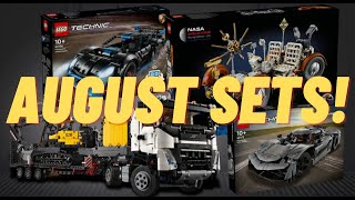 Lego Technic August  Full Set Details [upl. by Eeloj]