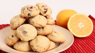 Cranberry Orange Cookies Recipe  Laura Vitale  Laura in the Kitchen Episode 859 [upl. by Anelak]