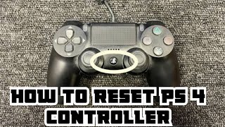 How to reset Ps4 controller [upl. by Swen]