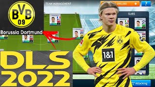 Dream League Soccer 2022  How To Make Borussia Dortmund Kits amp Logo 2022 DLS 2022 [upl. by Llenrad]