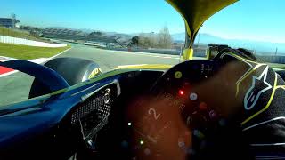 Daniel Ricciardos First Lap in a Renault  Visor Cam  F1 Testing 2019 [upl. by Ynelram]