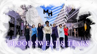 KPOP IN PUBLIC FRANCE BTS 방탄소년단“BLOOD SWEAT AND TEARS” Dance Cover by MH PROJECT [upl. by Anuahsal]