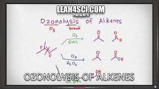 Ozonolysis of Alkenes Reaction Product Trick and Mechanism Alkene Reactions 12 [upl. by Yldarb550]