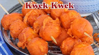 KwekKwek  OrangeBattered Quail Eggs [upl. by Yenhoj443]