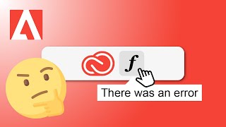 How To Fix An Adobe Fonts Error In Creative Cloud [upl. by Nodmac]