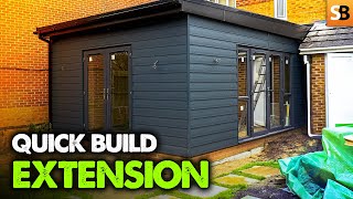 Timber Frame Single Storey Extension  Quick Build [upl. by Lounge]