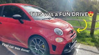 I WAXED my ABARTH 🚗 [upl. by Bander]