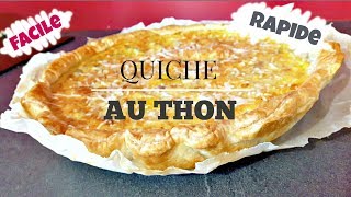 Quiche thon courgette كيش بالتونة و القرع الأخضر لذيذة ساهلة و سريعة في التحضير [upl. by Reivilo]