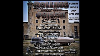 Rolling into Joliet Prison Car Show 2024 [upl. by Dyna]