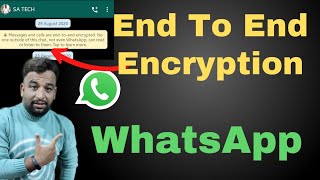 What Is WhatsApp End To End Encryption in HindiHow To Check End To End Encryption Code on WhatsApp [upl. by Yemar814]