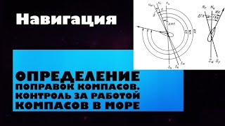 Навигация Урок 6 Определение поправок компасов Контроль за работой компасов в море [upl. by Carla]