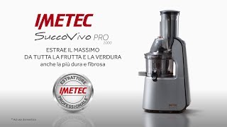 Estrattore di succo professionale Imetec SuccoVivo PRO 1000 [upl. by Seve162]