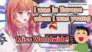 The Reason Ririka Know How to Talk in English is Because Shes Secretly Miss Worldwide [upl. by Etselec]