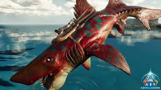 Taming the Buzzsaw Shark Helicoprion and getting OP Dinos from Raptor Claus Ark Ascended Ep 21 [upl. by Aibos670]