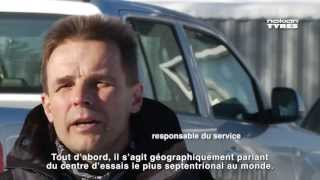 Le centre dessai Nokian Tyres dIvalo in French [upl. by Elacim]