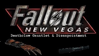 Fallout New Vegas  Cut Content Deathclaw Gauntlet and Stun Baton [upl. by Mathe]