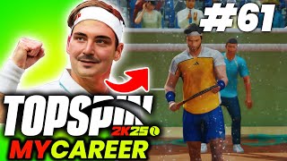 Let’s Play Top Spin 2K25 Career Mode  MyCareer 61  SEMI FINAL [upl. by Everick780]