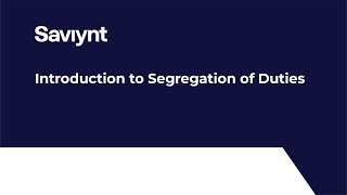 Lesson 3  Introduction to Segregation of Duties [upl. by Ahtiekal485]