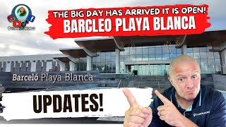 IT IS OPEN They made it  Barcelo Playa Blanca officially opens today but still things to do [upl. by Lyontine]