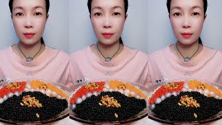 ASMR TOBIKO EGGS  BIG BITES EXTREMELY SATISFYING CRUNCHY EATING SOUNDS [upl. by Cynde]