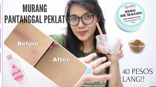 MURA AT EFFECTIVE PANTANGGAL PEKLAT SCAR  DIY SUGAR SCRUB [upl. by Ahsenad919]